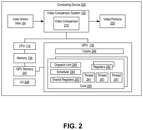 Computing device with video comparison system., drawing sheet 2 from US 2026/0289757 A1