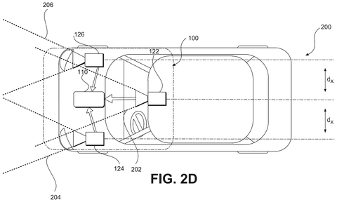 Car with multiple front cameras., drawing sheet 5 from US 2026/0289807 A1