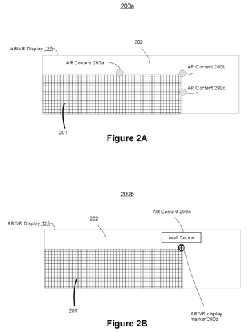 AR content on a wall., drawing sheet 2 from US 2026/0289814 A1