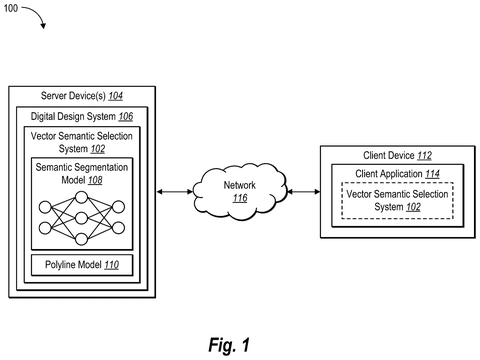 AI-driven object selection system., drawing sheet 1 from US 2026/0289848 A1