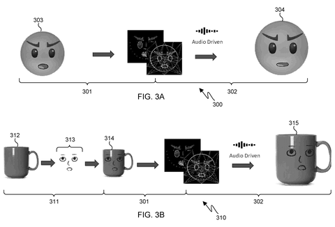 Animating avatars from images and audio., drawing sheet 3 from US 2026/0289886 A1