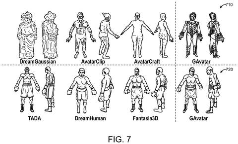 Comparison of 3D character rendering methods., drawing sheet 8 from US 2026/0289888 A1