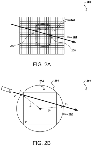 Ray tracing through voxels., drawing sheet 2 from US 2026/0289899 A1
