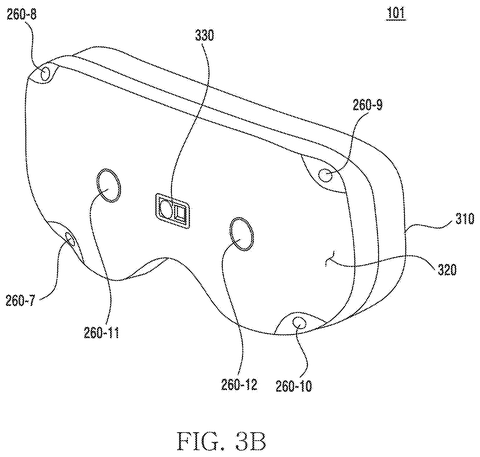 Back view of augmented reality headset., drawing sheet 5 from US 2026/0289903 A1