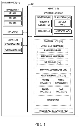 Wearable device software architecture., drawing sheet 6 from US 2026/0289903 A1