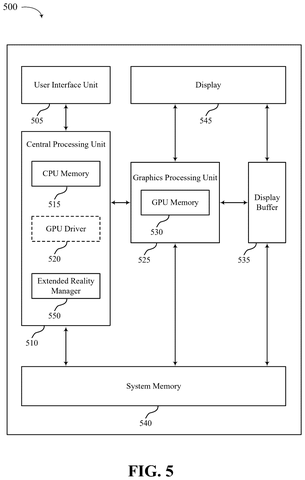 Computer system components for extended reality., drawing sheet 5 from US 2026/0289909 A1