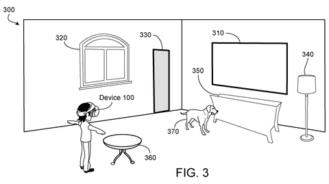 Physical room with a person, drawing sheet 3 from US 2026/0289921 A1
