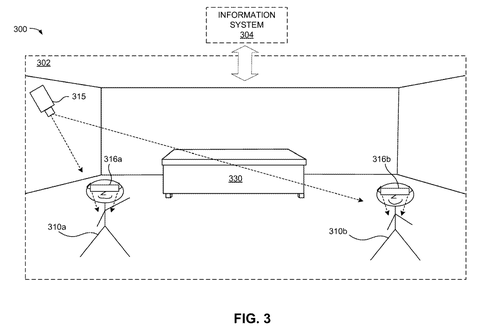 Two headset users scanned., drawing sheet 3 from US 2026/0289929 A1