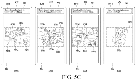 Video scenes with consistent characters., drawing sheet 7 from US 2026/0290048 A1