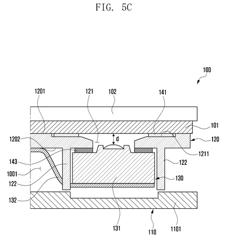 Cross-section of fingerprint sensor, pressed., drawing sheet 7 from US 2026/0290067 A1