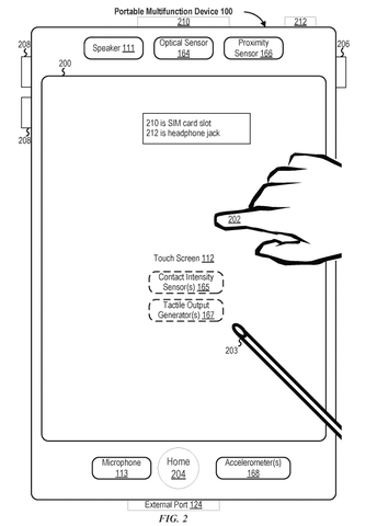 Portable multifunction device with touch screen., drawing sheet 3 from US 2026/0290279 A1