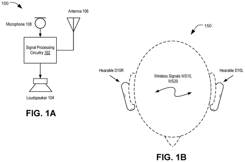 Audio processing system and earbud placement., drawing sheet 1 from US 2026/0290300 A1