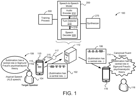 Speech processing system in use., drawing sheet 1 from US 2026/0290315 A1