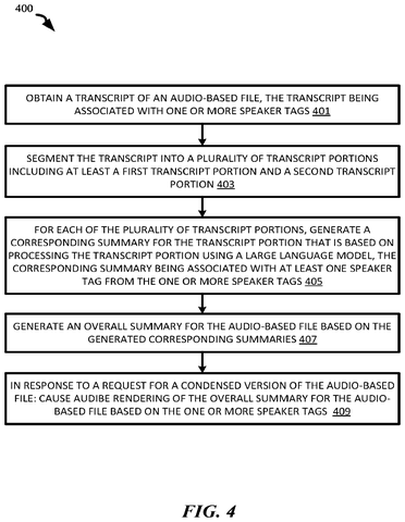 Method for generating audio summary, drawing sheet 8 from US 2026/0290331 A1