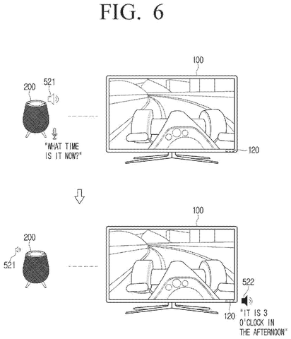 Smart speaker and TV interaction., drawing sheet 6 from US 2026/0290340 A1