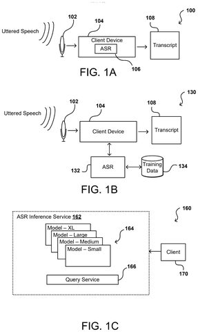 Speech-to-text system overview, drawing sheet 1 from US 2026/0290351 A1