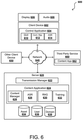 Client-server speech processing system, drawing sheet 8 from US 2026/0290351 A1