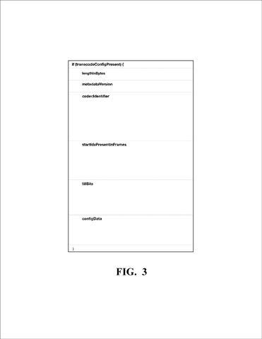 Transcode configuration data structure., drawing sheet 3 from US 2026/0290361 A1