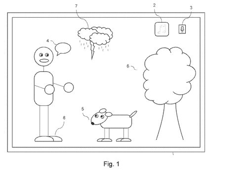 Person, dog, and sound environment., drawing sheet 1 from US 2026/0290401 A1