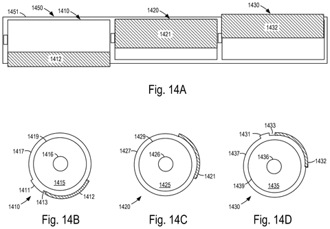 Battery cells with different keys., drawing sheet 5 from US 2026/0291039 A1