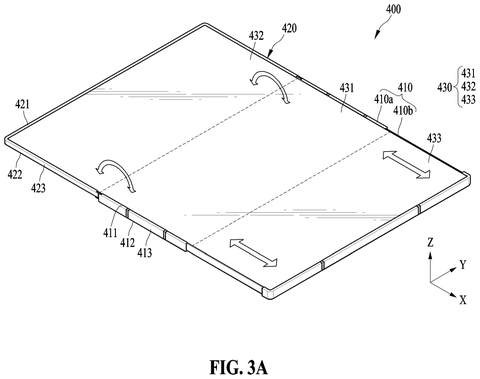 Foldable phone antenna structure, perspective view., drawing sheet 4 from US 2026/0291048 A1
