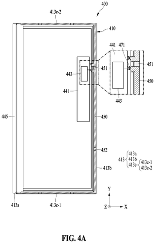 Foldable phone antenna, internal components., drawing sheet 7 from US 2026/0291048 A1