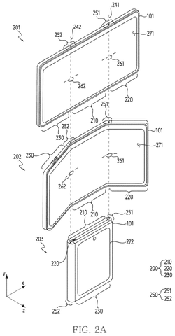 Foldable phone in three positions., drawing sheet 2 from US 2026/0291053 A1