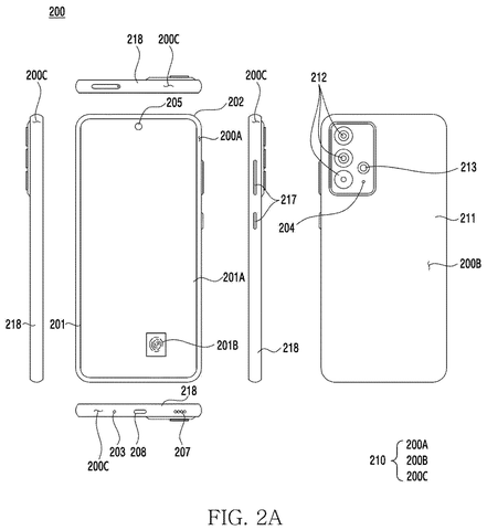Smartphone views from multiple angles., drawing sheet 2 from US 2026/0292052 A1