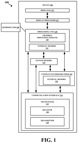 Device with display and processing., drawing sheet 1 from US 2026/0292119 A1