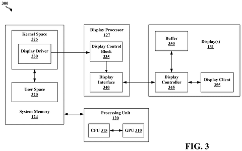 Display processor and memory., drawing sheet 3 from US 2026/0292119 A1