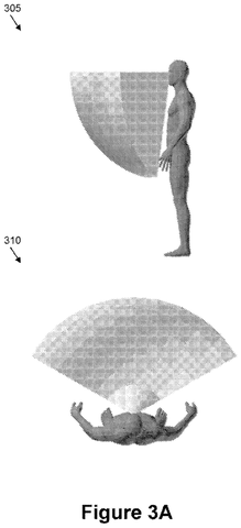 Human figures with light emission patterns., drawing sheet 8 from US 2026/0292120 A1