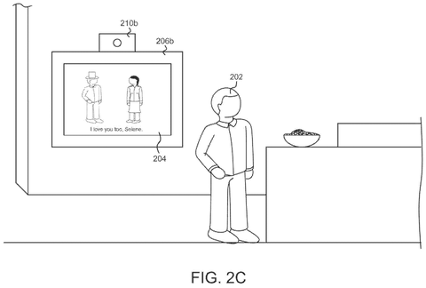 Person standing watching TV, drawing sheet 4 from US 2026/0292298 A1