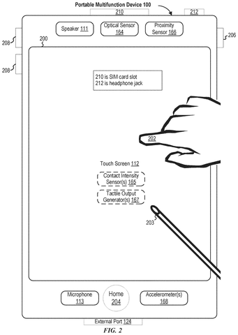 Portable multifunction device with touch screen., drawing sheet 3 from US 2026/0292305 A1