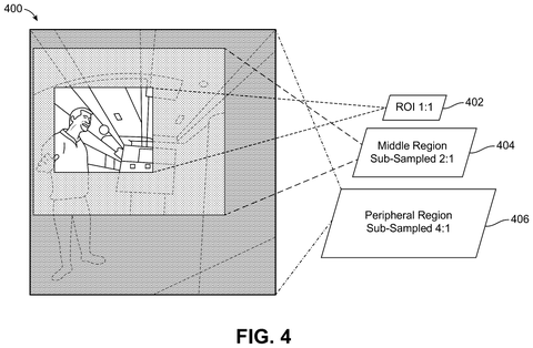 Image regions with different sampling rates., drawing sheet 4 from US 2026/0292357 A1