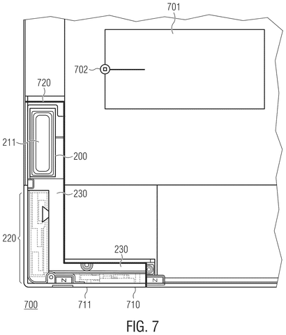 Phone with antenna and speaker., drawing sheet 6 from US 2026/0292378 A1