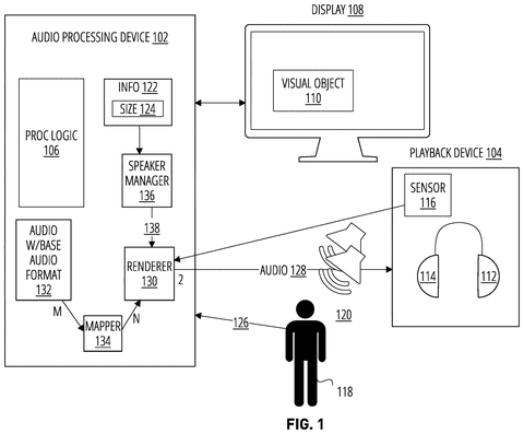 Audio processing system and playback., drawing sheet 1 from US 2026/0292430 A1