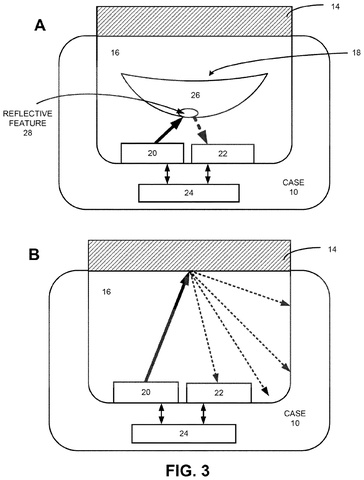 Contact lens case with reflective feature., drawing sheet 3 from US 2026/0294060 A1