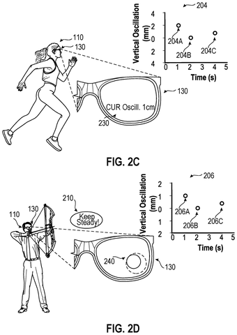 Smart glasses tracking running, drawing sheet 3 from US 2026/0295365 A1