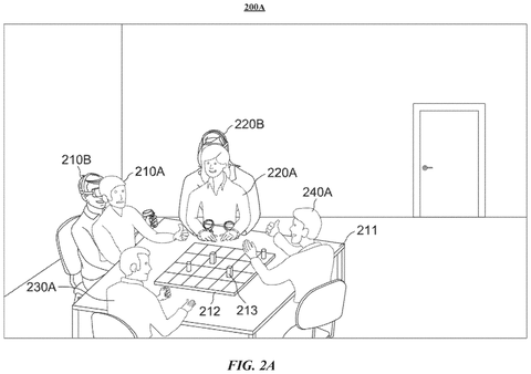 People playing virtual board game., drawing sheet 3 from US 2026/0295410 A1