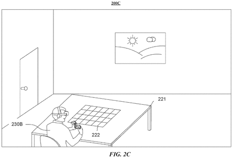 Person playing virtual board game alone., drawing sheet 5 from US 2026/0295410 A1