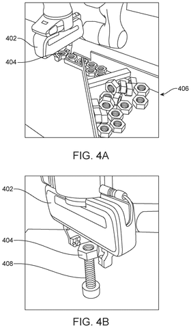Robot gripper handling fasteners, drawing sheet 4 from US 2026/0295823 A1
