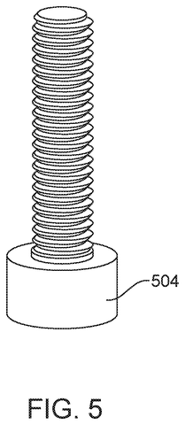 A single bolt, drawing sheet 5 from US 2026/0295823 A1