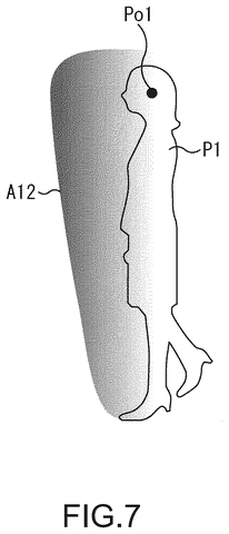 Pedestrian danger visualization., drawing sheet 7 from US 2026/0296418 A1