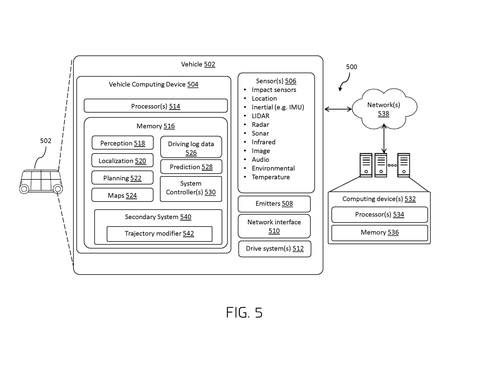 Autonomous vehicle computing and sensor systems., drawing sheet 6 from US 2026/0296492 A1