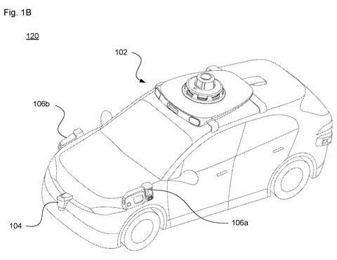Self-driving car with sensors., drawing sheet 2 from US 2026/0296497 A1