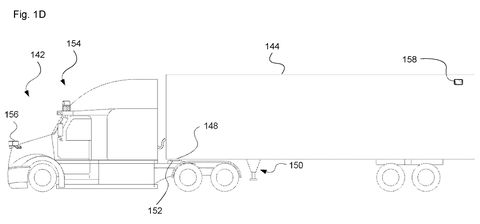 Self-driving truck with sensors., drawing sheet 4 from US 2026/0296497 A1