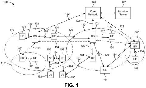 Wireless communication network architecture., drawing sheet 1 from US 2026/0299137 A1