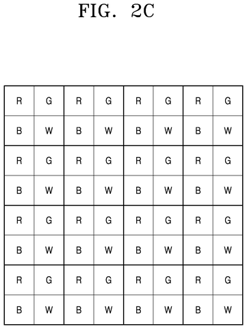Red, green, blue, white pixel array., drawing sheet 4 from US 2026/0299173 A1