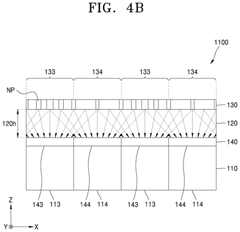 Nanostructure lens directing light to pixels., drawing sheet 8 from US 2026/0299173 A1