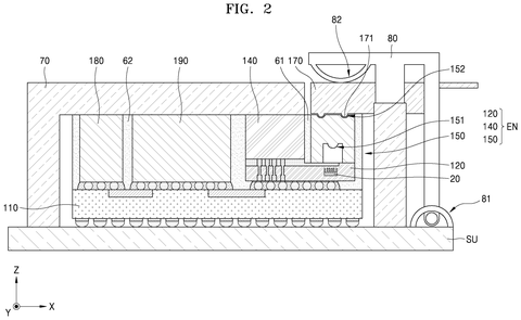 Chip package cross-section with cooling, drawing sheet 2 from US 2026/0299227 A1